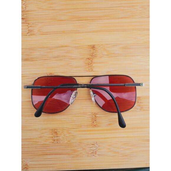 Givenchy Aviator Eyeglasses Black Pewter Square Metal Frame 140 55 16 - Picture 3 of 11